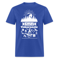 Feast Of Tabernacles (white) - royal blue