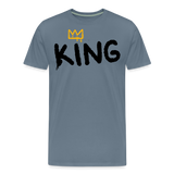 KING - steel blue