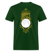 Happy New Moon - forest green