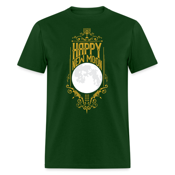 Happy New Moon - forest green