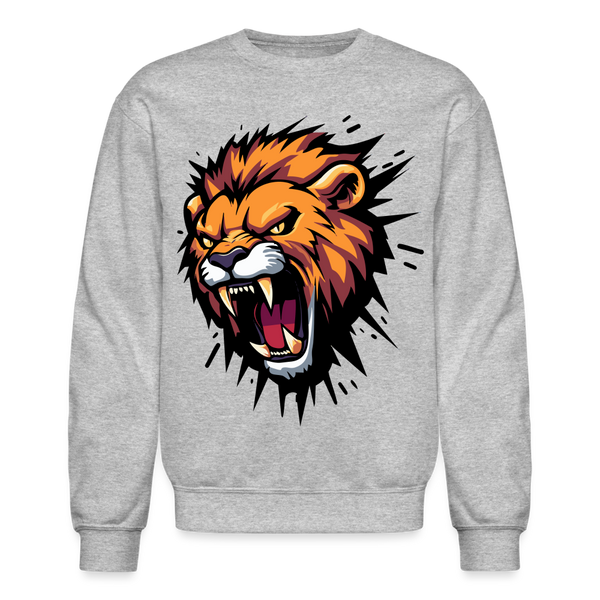 Lions Roar - heather gray