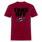 Take Off - burgundy