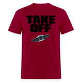 Take Off - dark red