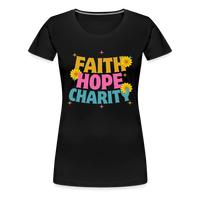 Faith Hope Charity - black