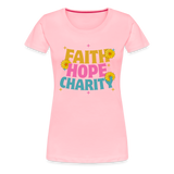 Faith Hope Charity - pink