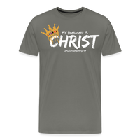 Christ For President - asphalt gray