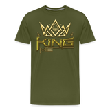 King Me - olive green