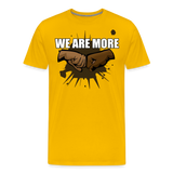 We Are More - sun yellow